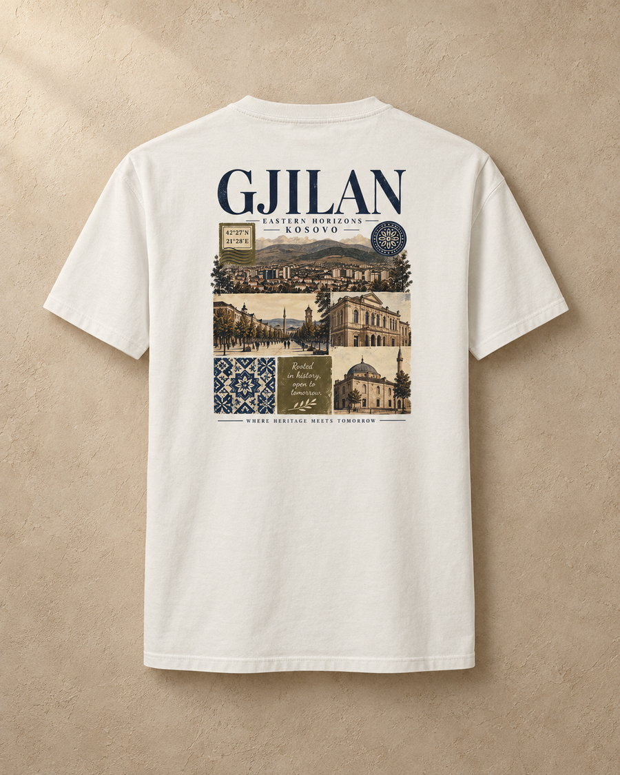 Gjilan Archive Tee — Off White / XS