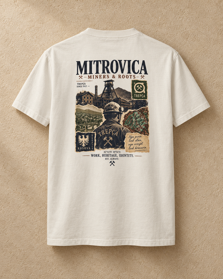 Mitrovica Bridge Tee — Off White / XS
