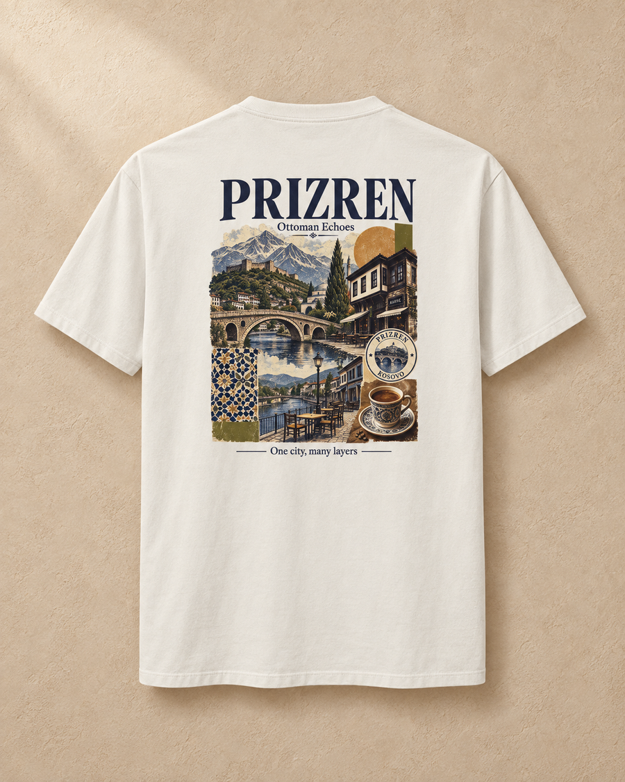 Prizren Legacy Tee — Off White / XS
