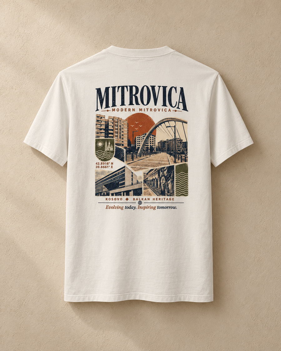 Mitrovica City Tee — Off White / XS